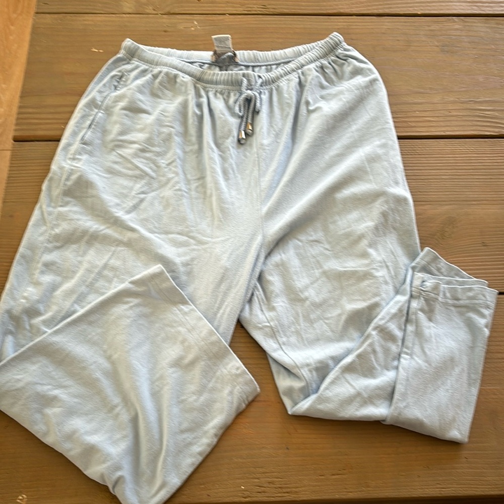 Light blue capri pants